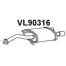 Задний глушитель VENEPORTE Volvo V40 1 (645) 1995 – 2004 E2FI0V VL90316 JG 82AF0