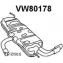 Задний глушитель VENEPORTE 6FA7EZ VW80178 CHQ 3RSH 2712142