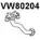 Выхлопная труба глушителя VENEPORTE VW80204 46AWXS 2712166 9S5 GK