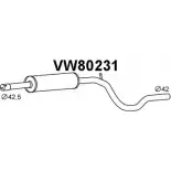 Резонатор VENEPORTE T9 TL3HH IJRHY2 VW80231 Volkswagen Caddy (9K9B) 2 Минивен 1.6 2 75 л.с. 1997 – 2000