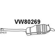 Задний глушитель VENEPORTE CY4YC VW80269 WM6 6MH Volkswagen Passat (B5) 3 Универсал 2.8 V6 Syncro/4motion 193 л.с. 1997 – 2000