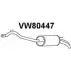 Задний глушитель VENEPORTE VW80447 9 8G3FX Volkswagen Transporter (T4) 4 Автобус 2.4 D 78 л.с. 1990 – 1998 ATHYPF