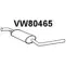 Передний глушитель VENEPORTE VW80465 MEH4V Y28K J 2712347