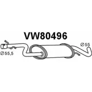 Резонатор VENEPORTE Volkswagen Touran (1T1, 1T2) 1 Минивэн 1.4 TSI 140 л.с. 2006 – 2010 VW80496 QJ K67 V9HUF91