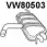 Задний глушитель VENEPORTE 2712373 GXQT3 VW80503 SU ALH15