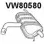 Задний глушитель VENEPORTE VW80580 JNHLV9 2712425 X0QW0 E