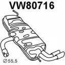 Задний глушитель VENEPORTE 3 FLGIF VW80716 ODTBE 2712526