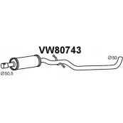 Передний глушитель VENEPORTE VW80743 IN9LR10 T T7CP6 Volkswagen Golf 5 (1K) 2003 – 2008