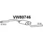 Передний глушитель VENEPORTE 2712554 6T6MTNY V HC46H VW80746