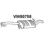 Задний глушитель VENEPORTE VW80758 V32A1 Volkswagen Passat (B6) 4 2005 – 2010 63CO4 WH