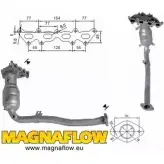 Катализатор MAGNAFLOW B OS876 61807 UL4K84 Fiat Stilo (192) 1 Универсал 1.4 16V 95 л.с. 2004 – 2008