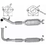 Катализатор MAGNAFLOW 5Z8JMMI D6CA U6 63410D Hyundai Elantra (XD) 3 Седан 2.0 CRDi 113 л.с. 2001 – 2006