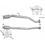 Катализатор MAGNAFLOW 6PDQW1O 67613 5ZTB WN Suzuki Grand Vitara (JT, TE, TD) 2 Кроссовер 2.0 AWD (TD54. JB420) 140 л.с. 2005 – 2015