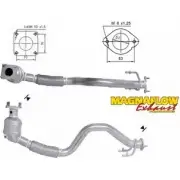 Катализатор MAGNAFLOW 68805 WO5T LIV VGX6X Volkswagen Golf 5 (1K1) Хэтчбек 1.4 FSI 90 л.с. 2003 – 2006