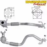 Катализатор MAGNAFLOW 68809 WISJ5O VBKEZ L Volkswagen Golf 5 (1K1) Хэтчбек 1.4 FSI 90 л.с. 2003 – 2006