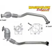 Катализатор MAGNAFLOW 70602D 2722485 T077VGM AJ8 QQ