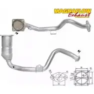 Катализатор MAGNAFLOW 695X PO 3SQYI2O Citroen Xsara 1 (N2) Универсал 1.6 16V 109 л.с. 2000 – 2005 70910