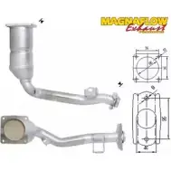 Катализатор MAGNAFLOW GG1 O0Y6 70911 JIO941R Citroen C3 1 (FC, PF1) Хэтчбек 1.4 i 73 л.с. 2002 – 2025