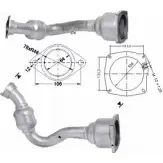 Катализатор MAGNAFLOW 2722527 70919D D7VH SS 3RN0IJ