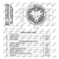Вискомуфта NRF 1789040 J PGIYYS 8718042156600 49078 - Изображение 4