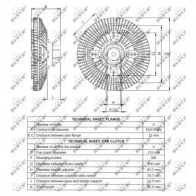 Вискомуфта NRF 49523 8718042157294 G T5KFK1 1789167 - Изображение 7