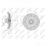 Вискомуфта NRF BRSOU XC 49640 1789271 8718042174598 - Изображение 2