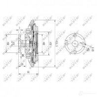 Вискомуфта NRF RBH3NQ R 1789274 8718042174628 49643 - Изображение 6