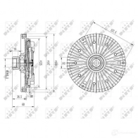 Вискомуфта NRF 8718042174642 1789276 6HP1 5 49645 - Изображение 2