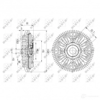 Вискомуфта NRF 1789259 49623 48NZB Z 8718042173829 - Изображение 6