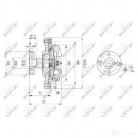 Вискомуфта NRF 8718042173218 49578 B6 0U43 1789219 - Изображение 2
