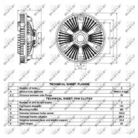 Вискомуфта NRF 49501 R508HR Y 8718042157218 1789159 - Изображение 5