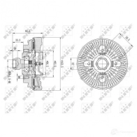 Вискомуфта NRF 49606 OBR M4O 8718042173652 1789247 - Изображение 2