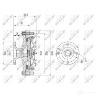 Вискомуфта NRF 49614 0S5K9 Y 1789254 8718042173737 - Изображение 2