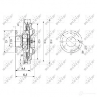 Вискомуфта NRF 1789244 2PHS UBB 49603 8718042173621 - Изображение 2