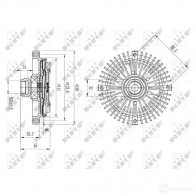 Вискомуфта NRF 8718042173089 MZ8NE V5 1789211 49567 - Изображение 2