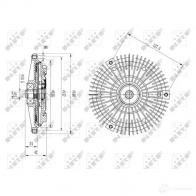 Вискомуфта NRF 49615 1789255 R J6NX 8718042173744 - Изображение 4