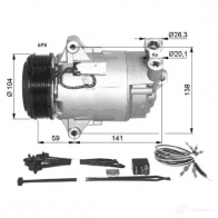 Компрессор кондиционера NRF 32074 1786055 Y W4EL 8718042015372 - Изображение 3
