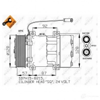 Компрессор кондиционера NRF 32752 8718042139382 1786727 6H NIB - Изображение 2