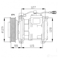 Компрессор кондиционера NRF 32093 8718042015501 31QL SN 1786071 - Изображение 4