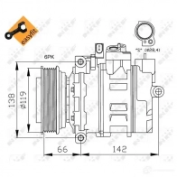 Компрессор кондиционера NRF 32111 1786095 132 MZ 8718042015662 - Изображение 3