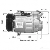 Компрессор кондиционера NRF 2HFG3 Y5 32301 1436986072 - Изображение 4