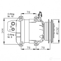 Компрессор кондиционера NRF 8718042017437 1786322 W6G K5 32404 - Изображение 4