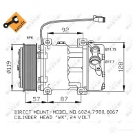 Компрессор кондиционера NRF 32120 C KY5B 1786108 8718042015730 - Изображение 3
