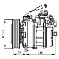 Компрессор кондиционера NRF 8718042167781 32821 1786815 B0E TI - Изображение 5
