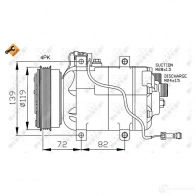 Компрессор кондиционера NRF 1786025 6B YBP 8718042015020 32030 - Изображение 3