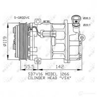 Компрессор кондиционера NRF 1786275 2H1R S7 8718042017086 32269 - Изображение 7