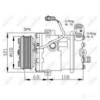 Компрессор кондиционера NRF 32197 1786177 2 JRR03 8718042016423 - Изображение 2