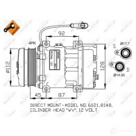 Компрессор кондиционера NRF 8718042134479 32262g 1786267 BVVP 6B - Изображение 5