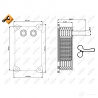 Компрессор кондиционера NRF 8718042138873 1786075 RKC7U 6 32096g - Изображение 2