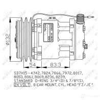 Компрессор кондиционера NRF 8718042091451 1786516 8TW TZN7 32583 - Изображение 5